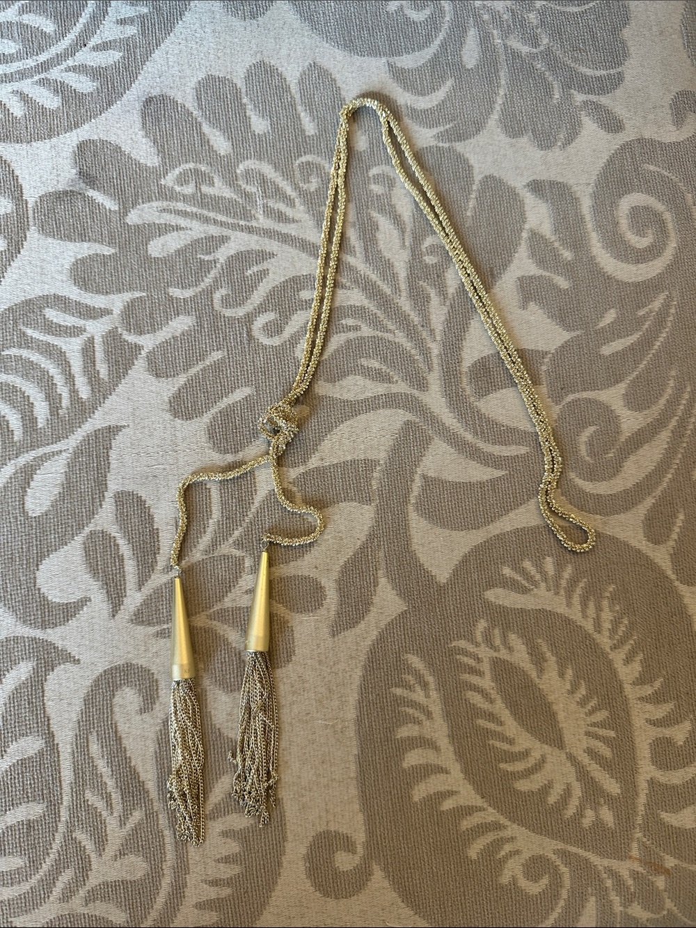Kendra Scott Gold-Tone Double Tassel Necklace